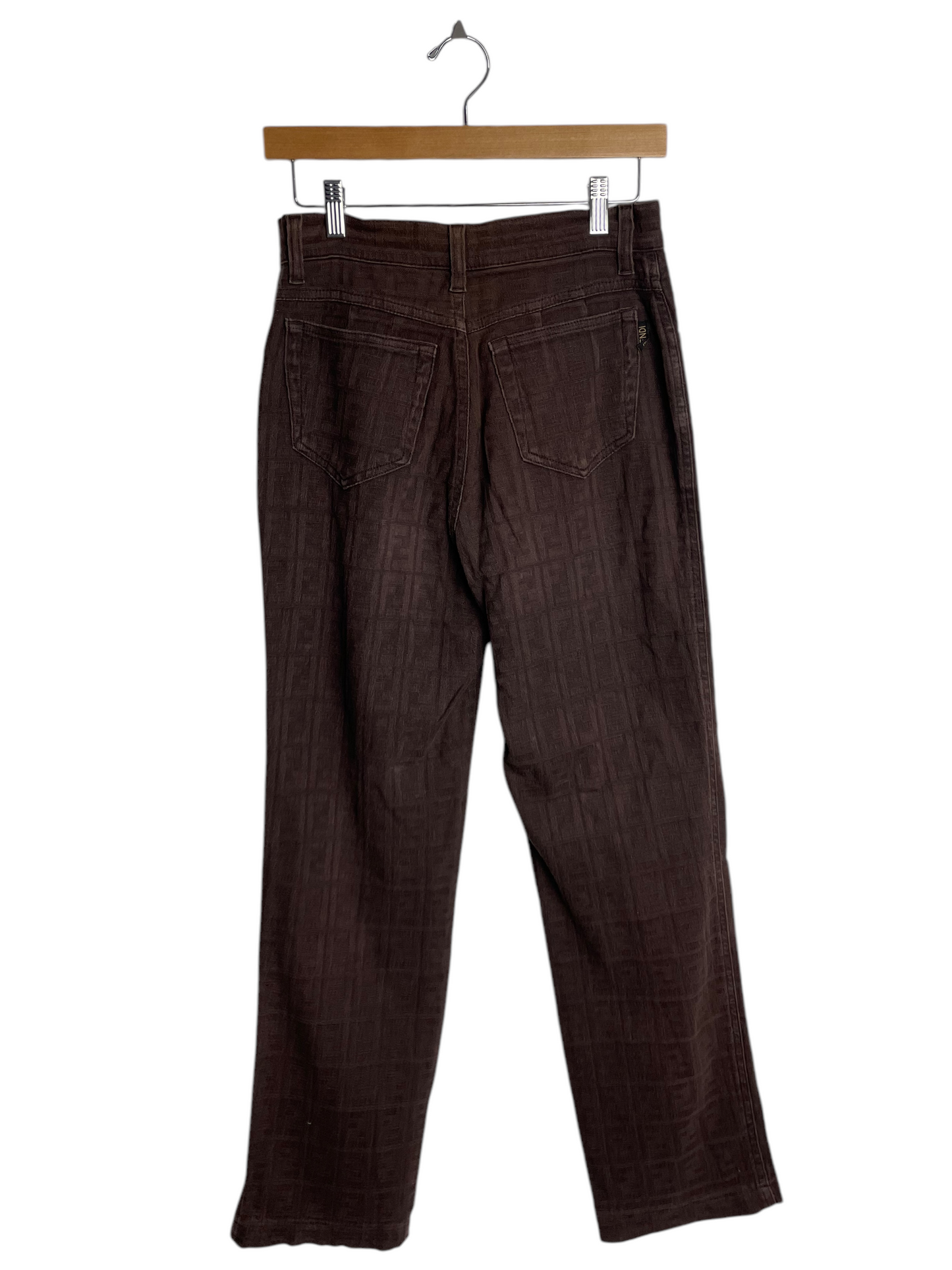 FENDI Dark Maroon Jeans