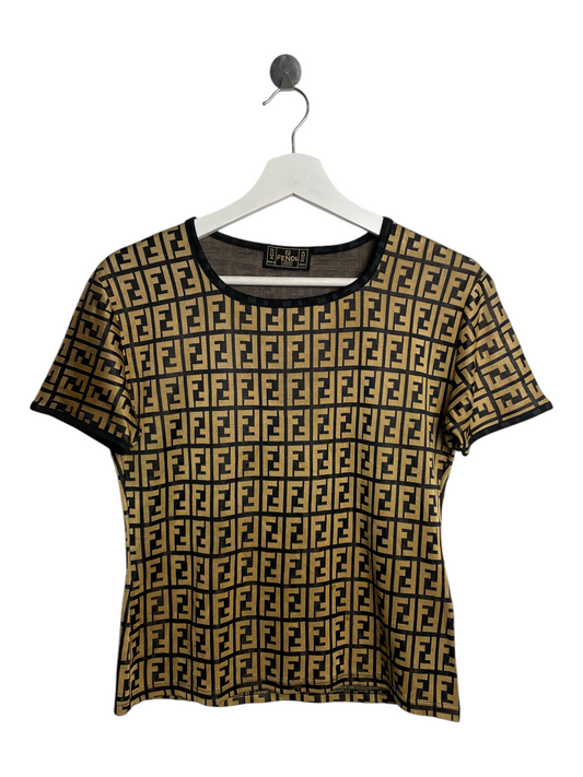 FENDI Gold Monogram Top